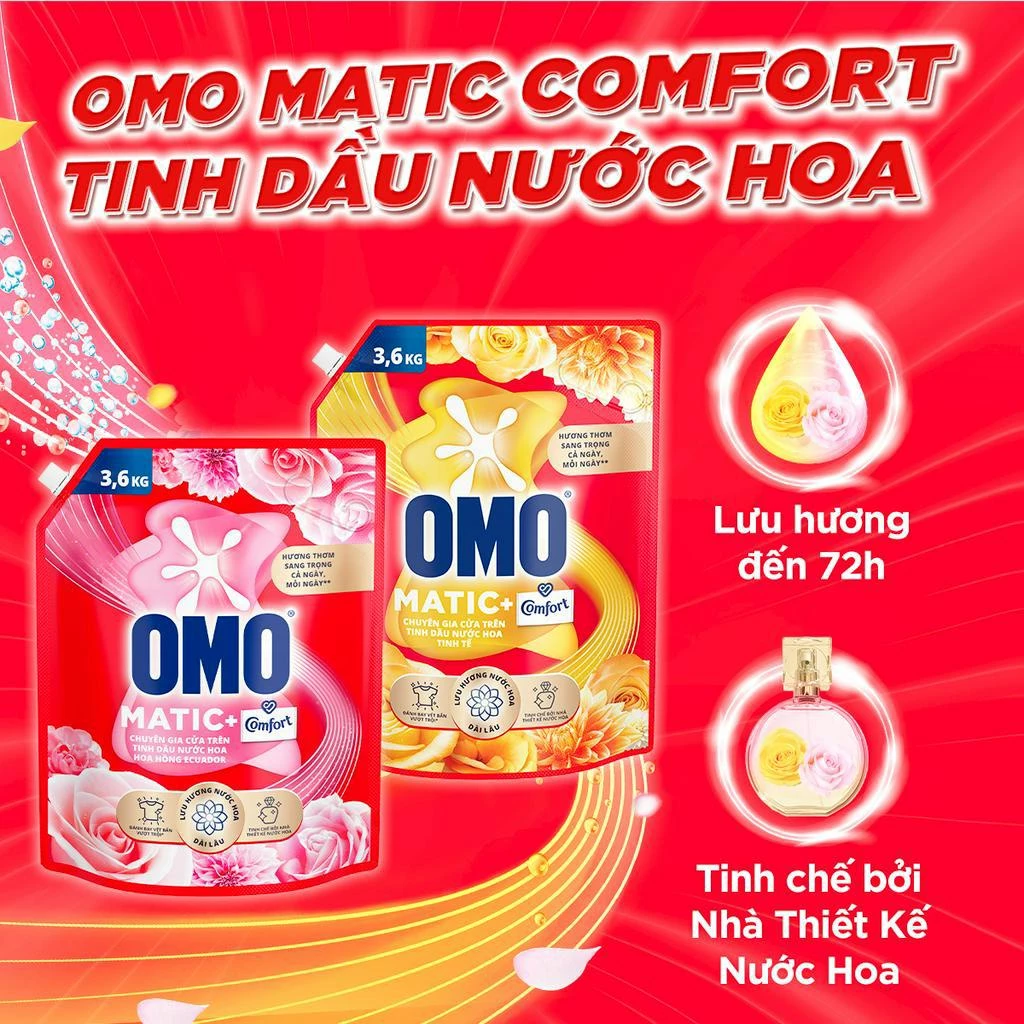 Nước giặt OMO Matic - Unilever Chăm sóc gia đình